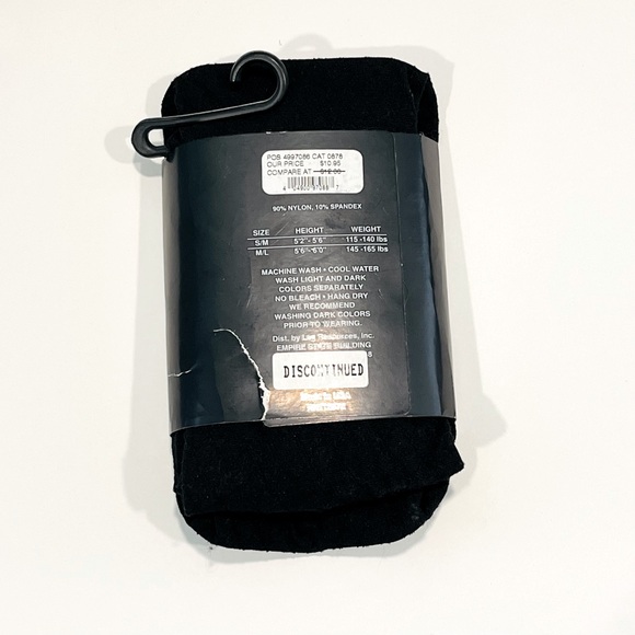 Anne Klein Black Tights - Picture 2 of 3